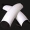 TNBL French White Nail Tips Refill Pack of 50 (Size 0) for Artificial Nail Extensions, Manicure & Pedicure