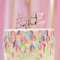 Ginger Ray Acrylic Pink Happy Birthday Cake Topper Mix it Up, Party