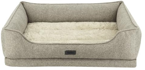 Nobby Orthopädisches Komfortbett eckig CALBU beige 90 x 70 x 19+5 cm