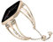 GIMart Metallarmband Kompatibel für Fitbit Versa 2, Frauen Bling Edelstahl Ersatz Uhrenarmband Band Armband Zubehör Armband für Fitbit Versa/Versa Lite/Versa SE Klein Groß (Gold)