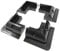 enjoy solar ABS 4 Stück Halteecke Haltespoiler Solarmodulhalterung in Schwarz, ideal für Wohnmobile Caraven Boot