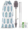 Haakaa Kit de brosses de Nettoyage en Silicone - Gris SUVA