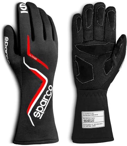 Sparco Handschuhe Land 2022 Größe 06 Schwarz