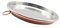 CREARTISTIC Teglia Rame Stagnato per Farinata - Teglia Forno per Pizza, 36 cm diametro - Bordo di 3cm - Fatta a Mano - 100% Made in Italy