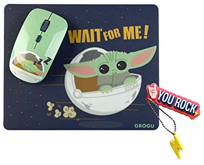 Wondee Mandalorian Maus und Pad + Pen Drive 32 GB You Rock