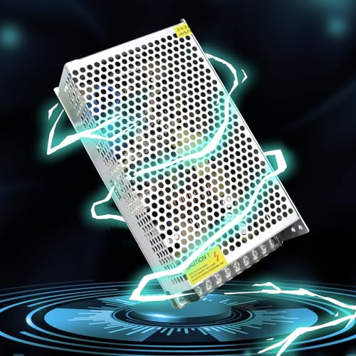 LightingWill 12V 20A 240W DC Universal Regulated Switching Power Supply, Converter AC 240V to DC 12V LED Power Adapter Transformer Driver for CCTV, LED Strip light,Radio, Computer Project