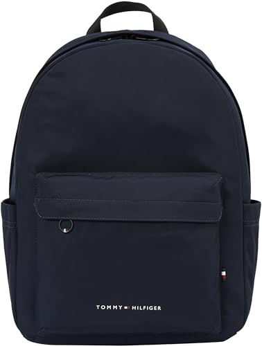 Tommy Hilfiger Herren Rucksack Skyline Backpack Handgepäck, Mehrfarbig (Space Blue), Onesize