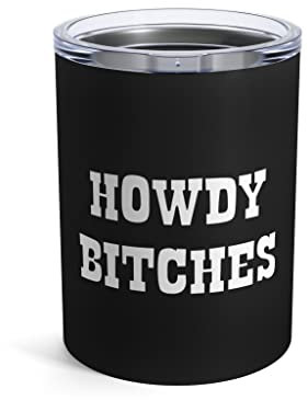 Teegarb Letter Blanket Howdy Bitches Cowgirl-Shirt | Cowgirl Geburtstag Cowboy Shirt | Hippie Kleidung | Shirt Tumbler 10oz 10oz