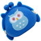 GALPADA Mini Portamonete Silicone Forma Di Gufo Portafoglio Compatto Per Monete Carte e Piccoli Oggetti Blu Vivace Accessorio Pratico Per Ragazze e Adolescenti