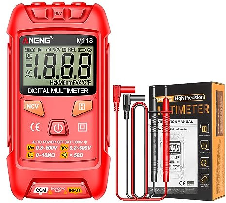 SUOYATE M113 Multimetro Tester Penna Rilevatore di Tensione Tester Automatico Capacità Elettricista Elettricista Strumento Misura Misuratore di Corrente