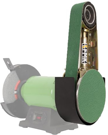 KFMK 2x36 Belt Grinder Attachment for Bench Grinders, 2x36 Inch Belt and 7 Inch Disc Sander Attachment for 6 or 8 Bench Grinders