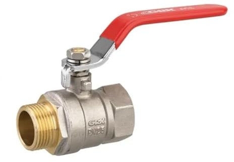 Vanne gamme PRO 3/4 20x27 1/4 de tour mâle femelle à poignée rouge