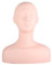 Lwuey Schaufensterpuppe Kopf mit Schultern, Weicher Mannequin Head Mützen Kopfhörer Ästhetik Perückenkopf Display Haar Hut Maske Brille Perücke Schmuck Kosmetik Massage Trainingskopf Schaufenster