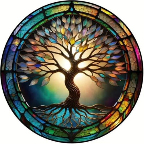 Yiminu.DS Diamond Painting Erwachsene Kinder, 5D Baum Diamont Painting Bilder Diamant Painting Bastelset Basteln Mädchen, 30CM X 30CM