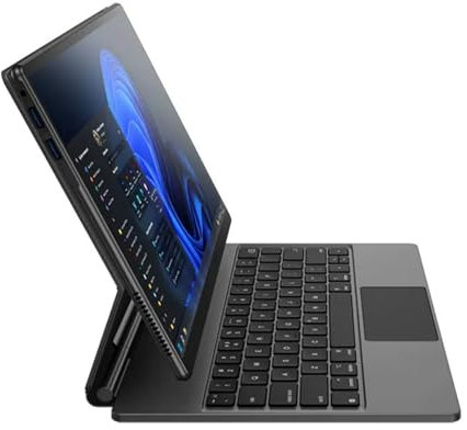 Tableta de 13,0 pulgadas para Windows 11 2,2K IPS 60Hz 2160 * 1440 tableta inalámbrica con panel táctil con diseño magnético flotante,Black-8G+512G