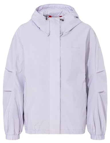 VAUDE Women's Mineo Rain Jacket, urbane Regenjacke, lavender, 44