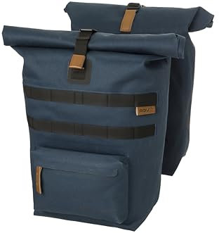 AGU Convoy Doppelte Fahrradtasche Urban Click'nGo MIK Steel Blue 34L