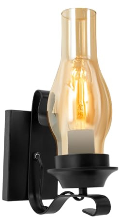 E27 Wandleuchte Weinlese Wandleuchten Licht Schirme, Wandlampe innen, Wandstrahler, Wandlicht, Industrial Wandlampe Retro Metall Wandspot für Wohnzimmer, Neben, Schlafzimmer, Loft, Badezimmer