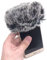 Furry Microphone Wind Shield Cover,Microphone Furry Cover,Windscreen Muff for Phone & Most Lavalier Microphones,Microphone Wind Cover (Cover)