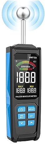 Feuchtigkeitsmesser, Holz Holz Feuchtigkeit Detektor Alarm Funktion Feuchtigkeit Tester Berührungslose Kugel Hygrometer Feuchtigkeit Detect(WM710A)