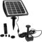 FONDOTIN 1 Satz Solarbrunnen Solar- Kleine Springbrunnenpumpe Brunnen Im Freien Gartenbrunnenpumpe Pool-solarpumpe Solare Wasserpumpe Solar Teichbrunnen Gartenteich Dekoration Abs Black
