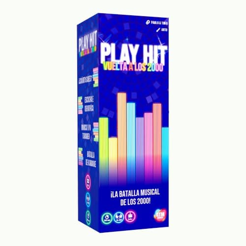 Play Hit Zurück im Jahr 2000 - Brettspiele - Nostalgie mit den Themen der 2000er - Musik auf Spanisch - Spaß mit Freunden und Familie