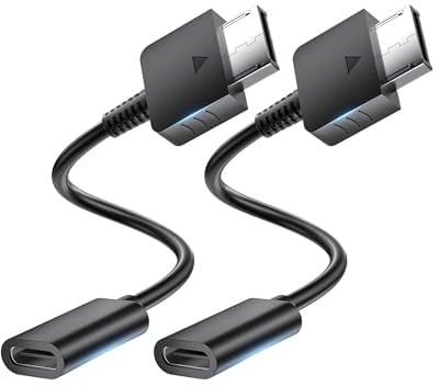 TriverseTech USB-C (weiblich) Ladekabeladapter für PS Vita 1000 - nur Aufladen