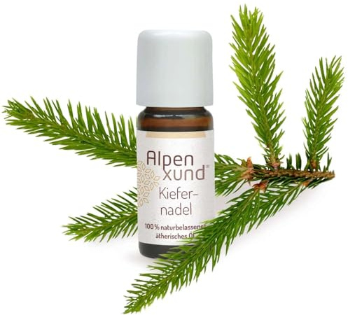 AlpenXund Ätherisches Öl Kiefernadel 10 ml • würzig-frisch | 100 % naturbelassenes ätherisches Kiefernadelöl • hergestellt & abgefüllt in Tirol