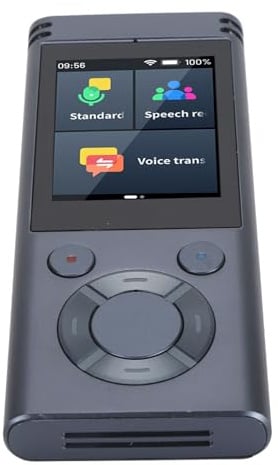 SENECESLI Voice -Übersetzer, Hohe Genauigkeitsaufzeichnung 2,4 -Zoll Touchscreen Übersetzungsgerät Online 138 Sprachen für das Studium
