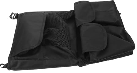 BESPORTBLE Hängende Aufbewahrungstasche für Kinderwagen aus Netzstoff Organizer-tasche mit Separaten Fächern für Babyartikel Leicht und Platzsparend Geeignet für Windeln und Snacks