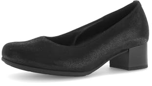 Gabor Damen Plateaupumps, Frauen Absatzschuhe,Court Shoes,stöckelschuhe,Plateau-Sohle,high Heels,Heels,hochhackige Schuhe,schwarz,38.5 EU / 5.5 UK