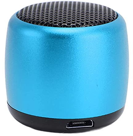 EIMSOAH Bluetooth-Lautsprecher, Schwerer Subwoofer, USB Wiederaufladbar, Tragbarer Kabelloser Metalllautsprecher für Telefon, Tablet, PC, Kraftvoller Sound für Jedermann und überall, Kompaktes