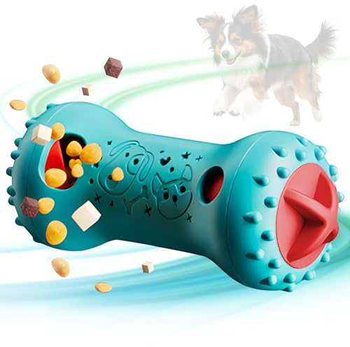 COWGOLDCHILD Hundespielzeug Intelligenz für Hunde - Interaktives Hunde Spielzeug Unzerstörbar Slow Feeder Hund Leckerli Spender Puzzle Spielzeug Futterball für Hundetraining Zubehör