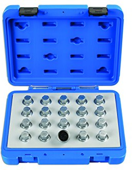 Laser 6863 Locking Wheel Nut Key Set 20pc - for Vauxhall, Opel