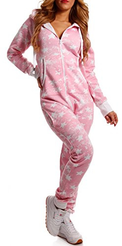 Crazy Age Jumpsuit Strampler Ganzkörperanzug Overall Sternen Kuschelig Warm