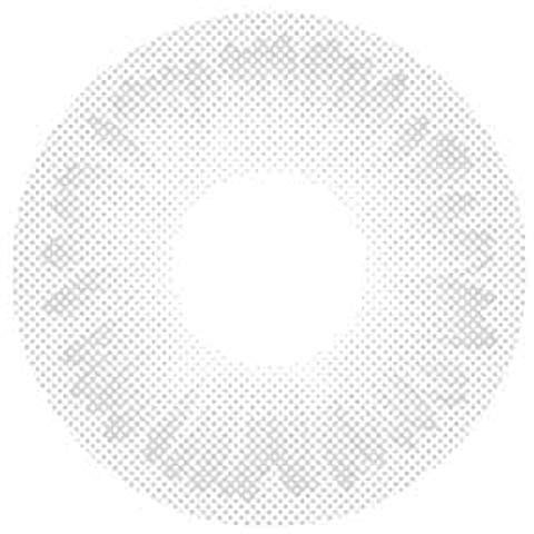 Matlens – EOS Farbige Kontaktlinsen ohne Stärke grau gray Big eyes Bubbly 2 Linsen 1 Kontaktlinsenbehälter 1 Pflegemittel 50ml