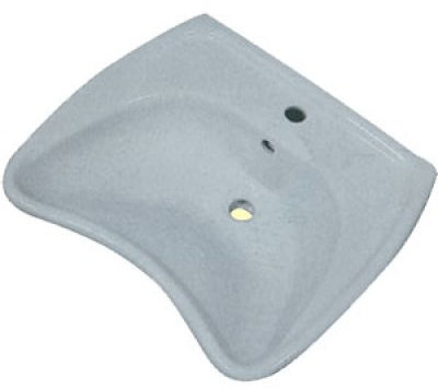 Lavabo per disabili Star 60 cm x 51 cm x 20 cm, Moderno, A parete, Non lucidato, Central