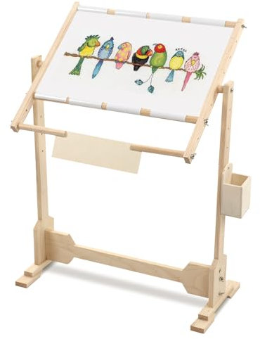 Cocoarm Stickvorrichtung aus Holz, Kreuzstich-Rahmen 80 cm