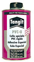 Ezfitt - Colle en gel spéciale PVC rigide TANGIT, boite de 1 litre avec pinceau