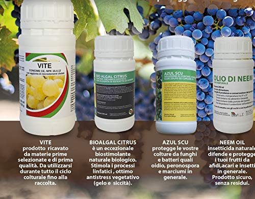 bio A.L.T Magnifico vigneto, Questo formidabile Kit nutre e Protegge in Modo Naturale Il Vostro vigneto