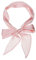 sourcing map Femmes Unie Couleur Unie Pure Écharpe Maigre Écharpes Longue Bandeau Cheveux Foulard Rose 140 x 13 cm / 55,12 x 5,12 pouces (L * W)