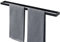 SAYAYO Handtuchhalter Schwarz Handtuchstange Gästehandtuchhalter Wandmontage Edelstahl Badetuchhalter für Badezimmer und Küche 60CM, EGJF060-B