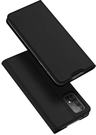 DUX DUCIS Hülle für Samsung Galaxy A52 / Samsung Galaxy A52S 5G, Leder Klappbar Handyhülle Schutzhülle Tasche Case mit [Kartenfach] [Ständer] [Magnetisch] (Schwarz)