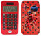 Lexibook, Miraculous Ladybug Cat Noir, Taschenrechner, Klassische und komplexe Rechenfunktionen, starre Schutzhülle, mit Akku, Rot/Schwarz, C45MI
