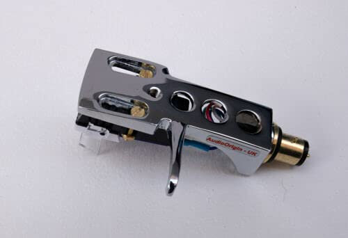 Headshell, Cartuccia per Technics SL3200, SL3300, SL3350, SL5100, Mirror Chrome
