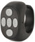 Bluetooth Fernbedienung Kabelloser Scrolling Page Turner für IOSAndroid Handy APP, Ring Design Fingertip Scrolling Clicker, Kamera Shutter Remote Selfie Button (Schwarz)