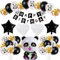 Panda-Geburtstagsdekorationen, Panda-Luftballons, Kindergeburtstagsdekorationen mit Happy Birthday-Banner, 36er-Pack Panda-Geburtstagsballons, Geburtstagsparty-Dekorationen für Jungen und Mädchen