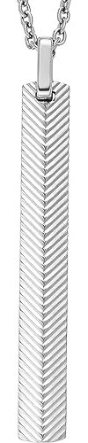 Fossil Herren-Halskette, Harlow Linear Texture Chain Halskette