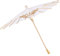Lwuey Papierschirm, 30cm Weiß Sonnenschirm DIY Malerei Dekorativer Papier Schirm Geölter Handgefertigter Chinesischer Japanische Holz Regensicher Schule Hochzeit Brautparty Deko Fotos Requisit