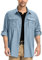 yeyity Herren Safari Hemd UPF50 UV Schutz Langarm Outdoor Hemd Casual Freizeithemden Schnelltrocknendes Funktionshemd für Wandern Angeln Reisen Trekking(5052,Blue01,3XL)